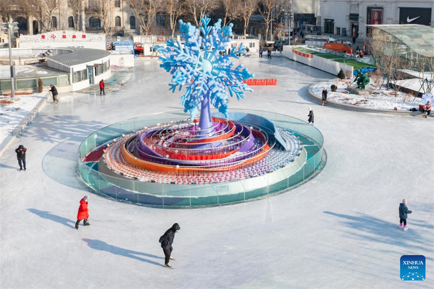 Recursos ricos de gelo e neve impulsionam turismo de inverno de Harbin