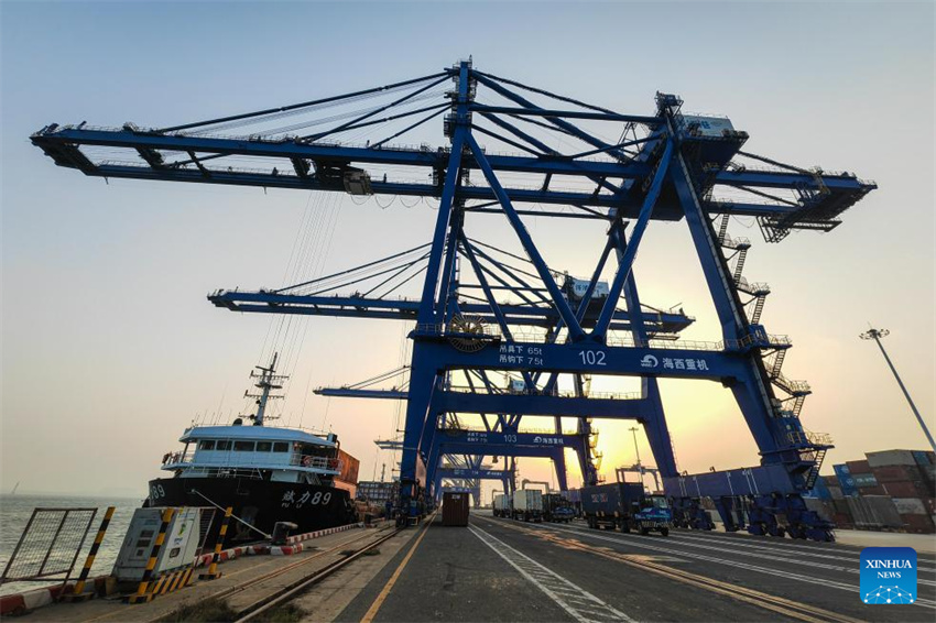 Hainan: movimenta??o anual de contêineres do porto de Yangpu registra aumento anual de 9,2%