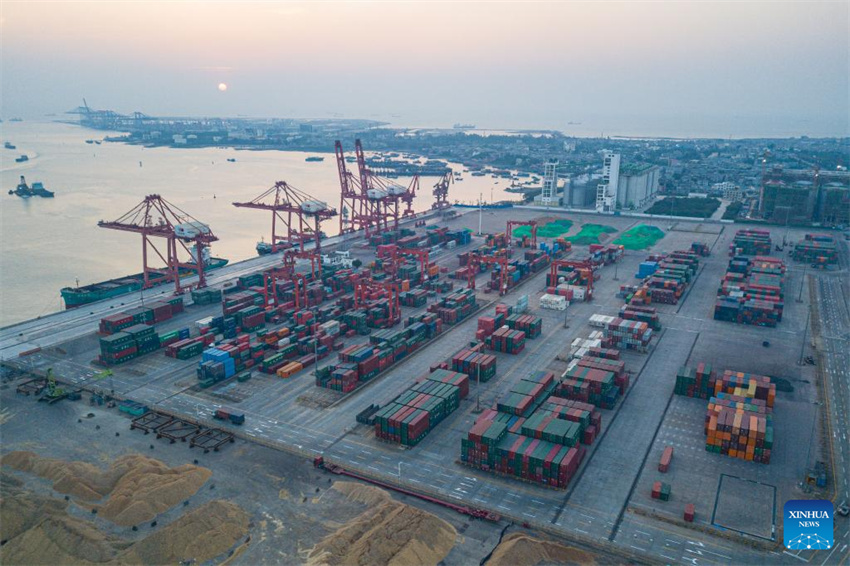 Hainan: movimenta??o anual de contêineres do porto de Yangpu registra aumento anual de 9,2%