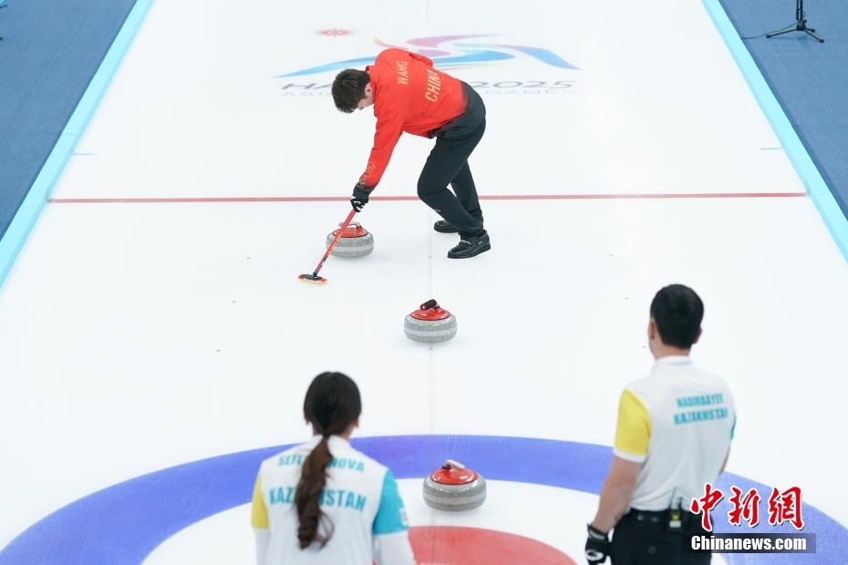 Jogos Asiáticos de Inverno de Harbin: equipe da China vence Cazaquist?o na primeira etapa de curling duplo misto