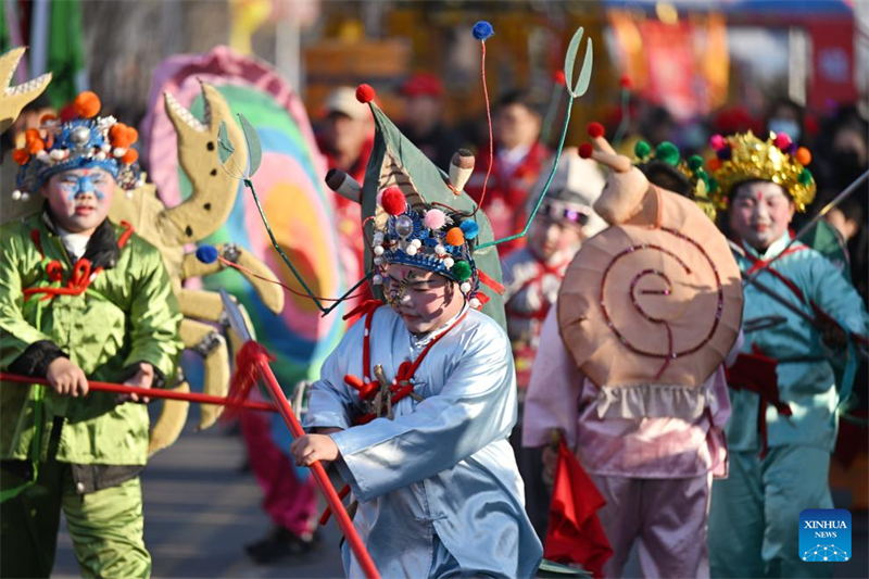 Cerim?nia dedicada a deusa Mazu realizada em Tianjin, norte da China