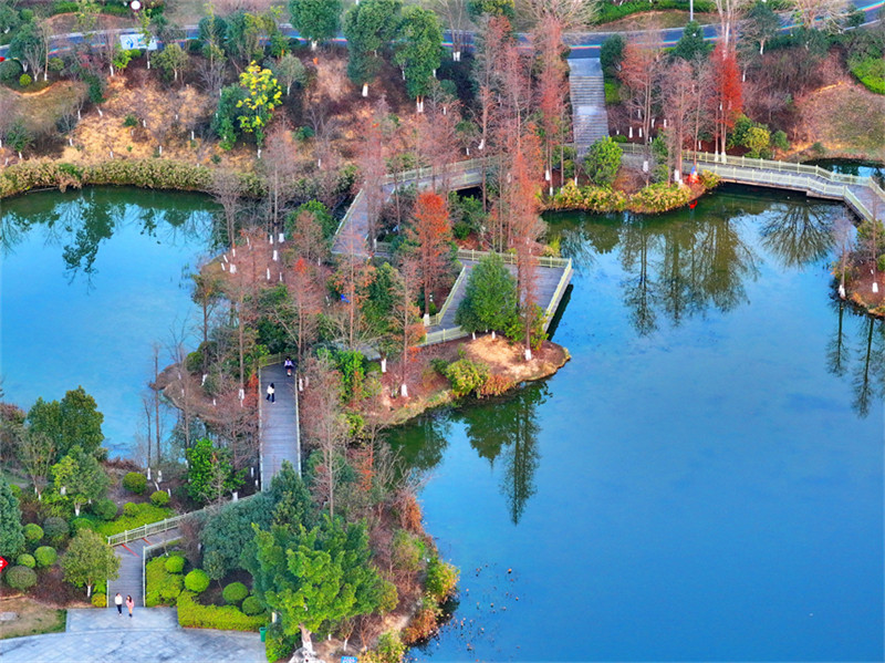 Anyuan aposta na cria??o de espa?os verdes e promove vida saudável