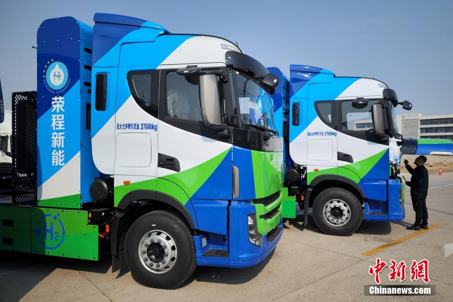 China lan?a primeiros caminh?es movidos a hidrogênio de 200KW em Tianjin