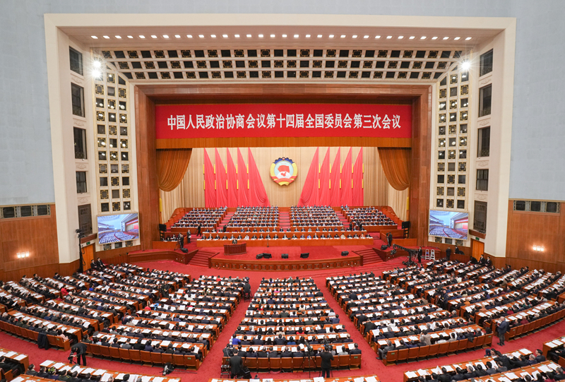 Principal órg?o consultivo político da China realiza segunda reuni?o plenária da sess?o anual