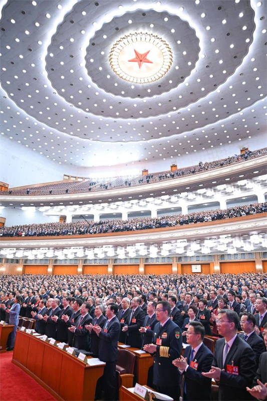 Legislatura nacional da China realiza 2a reuni?o plenária da sess?o anual