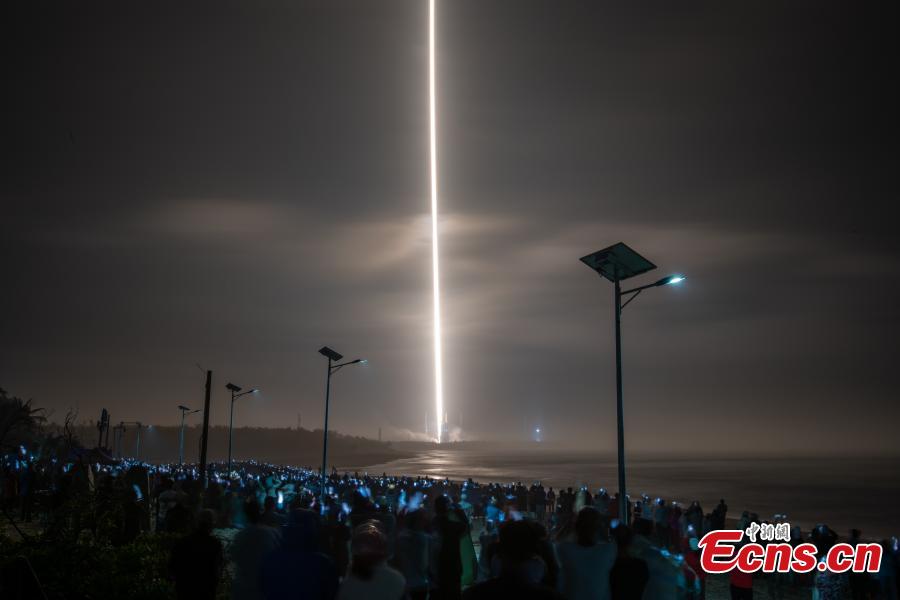 China inaugura plataforma de lan?amento de espa?onaves comerciais de Hainan