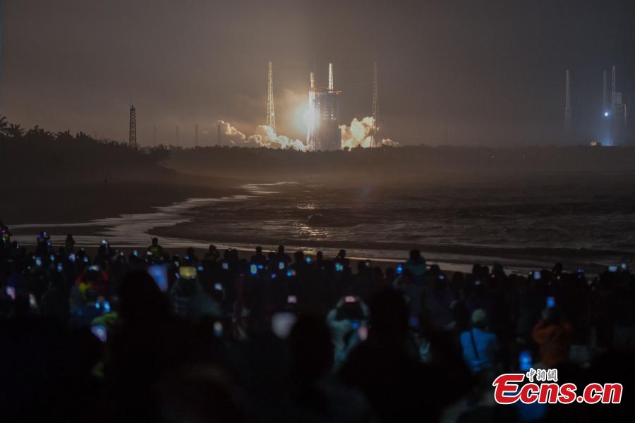 China inaugura plataforma de lan?amento de espa?onaves comerciais de Hainan