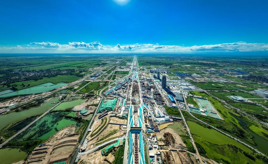 China avan?a na forma??o da Nova área de Xiong'an na China