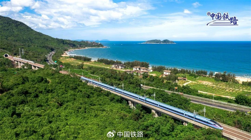 Ferrovia circular de alta velocidade de Hainan transporta mais de 300 milh?es de passageiros
