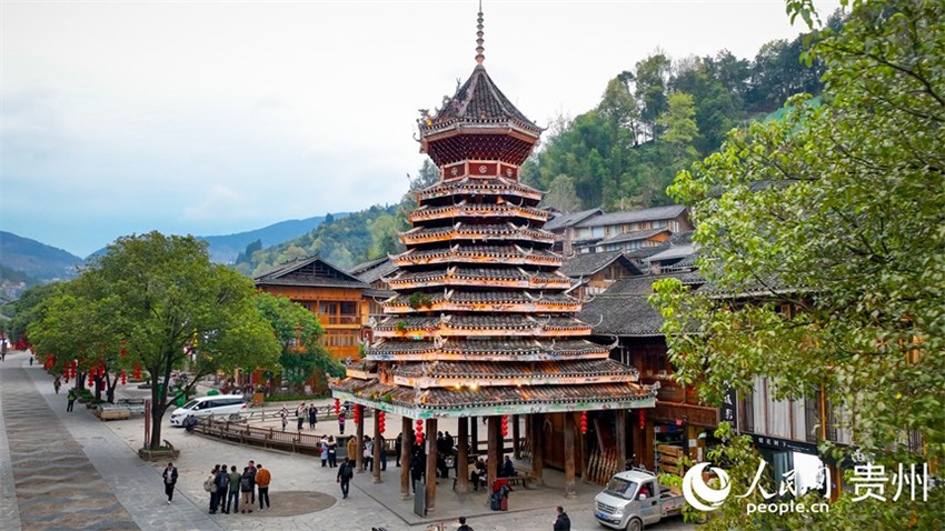 Galeria: Vista aérea da aldeia étnica Dong de Zhaoxing, em Guizhou