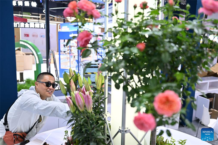 5a Exposi??o Internacional de Produtos de Consumo da China em prepara??o em Haikou, sul da China