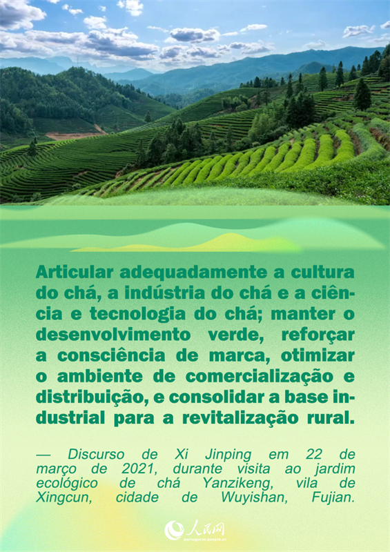 P?ster: Cita??es do presidente Xi Jinping sobre a revitaliza??o rural em Fujian