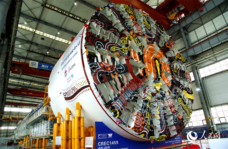 Maior tuneladora de escudo de diametro exportada pela China concluída em Zhengzhou