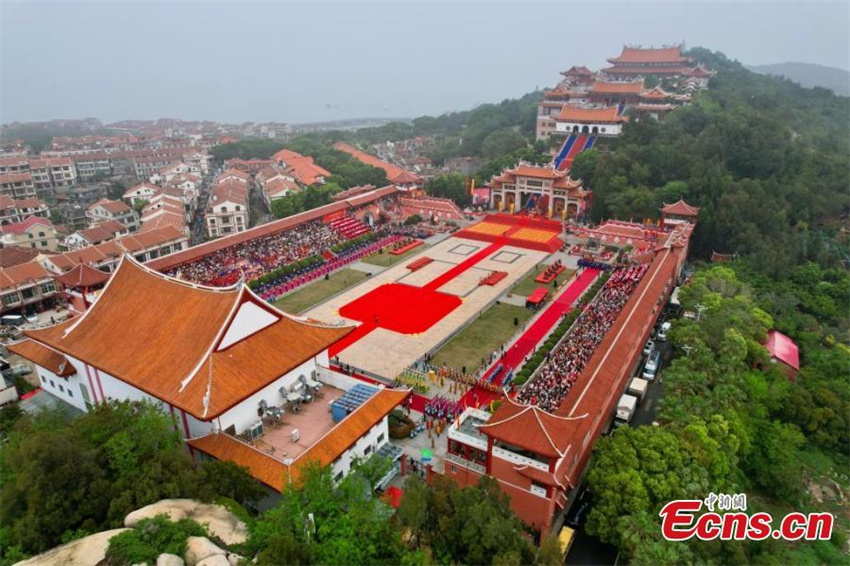 1.065o aniversário da deusa do mar Mazu é comemorado em Fujian
