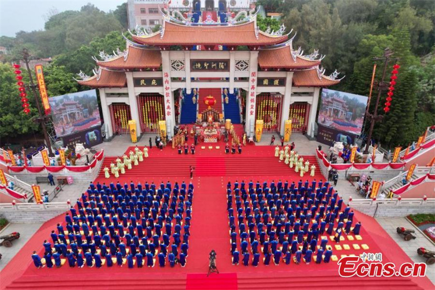 1.065o aniversário da deusa do mar Mazu é comemorado em Fujian
