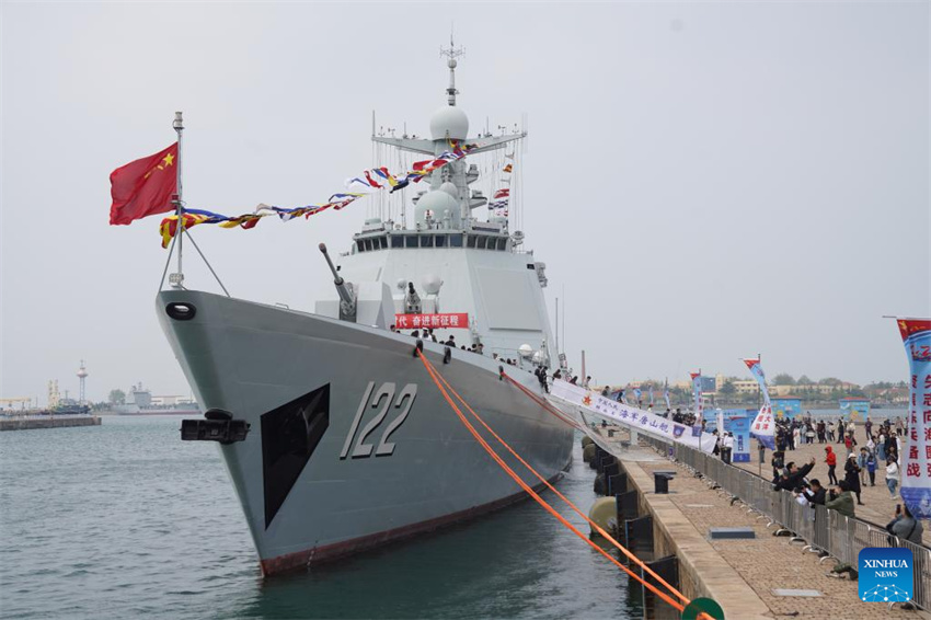 Marinha do Exército de Liberta??o Popular da China comemora seu 76o aniversário