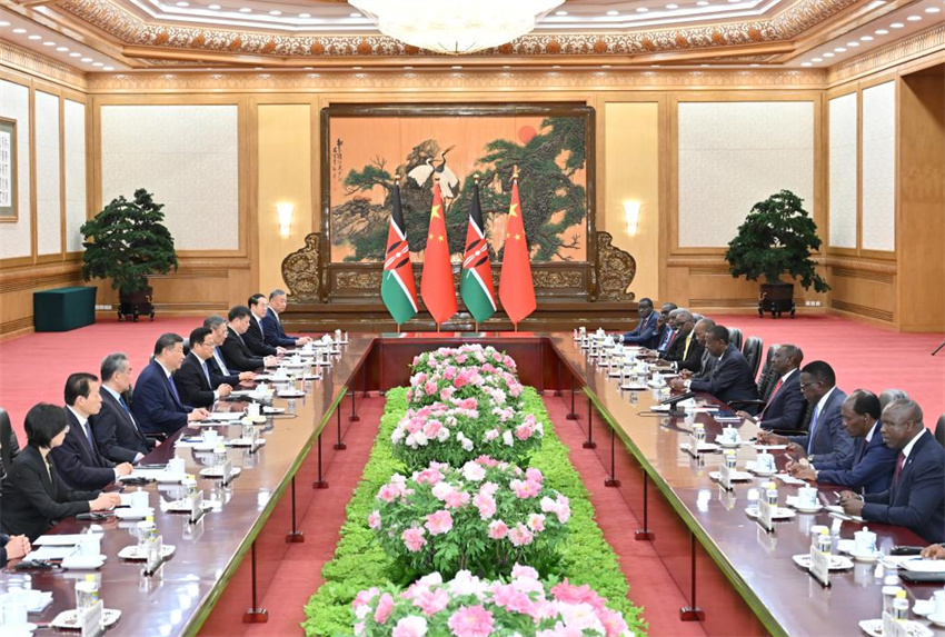 China e Quênia elevam os la?os na reuni?o de Xi Jinping e Ruto