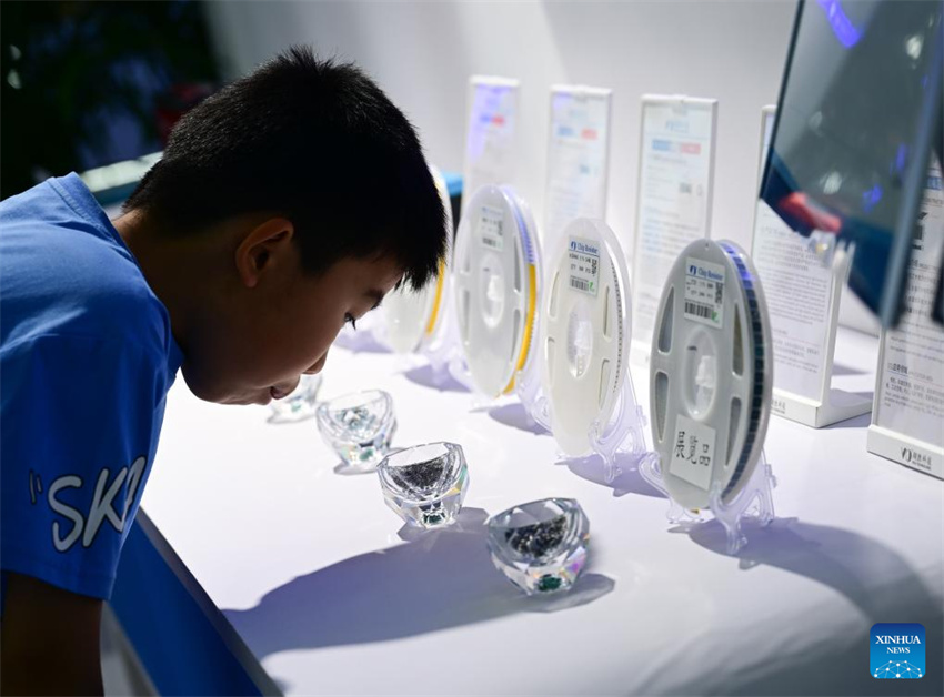 Inova??o ao encontro da oportunidade na feira de tecnologia de Anhui, no leste da China