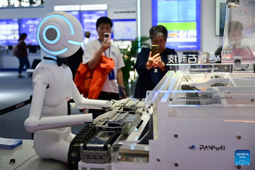 Inova??o ao encontro da oportunidade na feira de tecnologia de Anhui, no leste da China