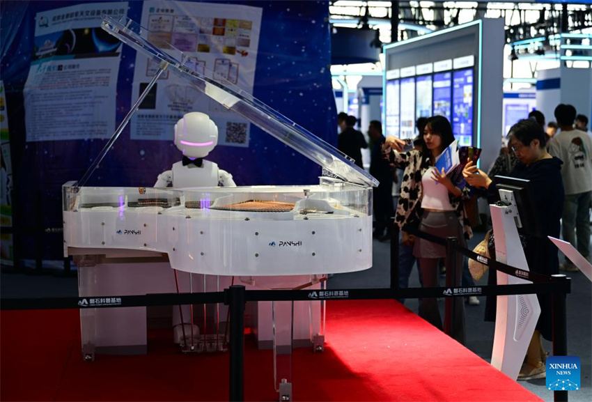 Inova??o ao encontro da oportunidade na feira de tecnologia de Anhui, no leste da China