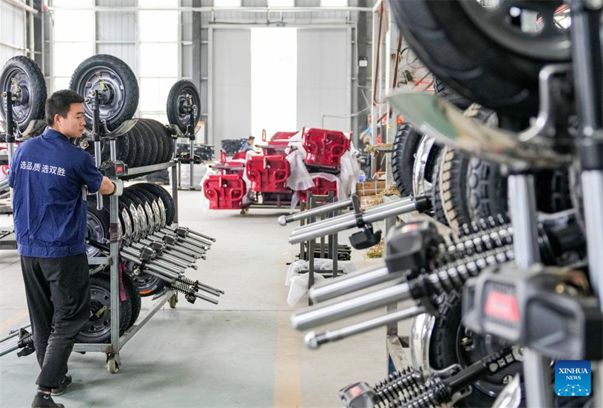 PME de tecnologia em Sichuan vê crescimento na exporta??o de triciclos elétricos