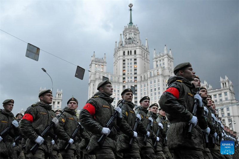 Galeria: ensaio para o desfile militar do Dia da Vitória realizado em Moscou
