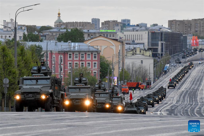 Galeria: ensaio para o desfile militar do Dia da Vitória realizado em Moscou