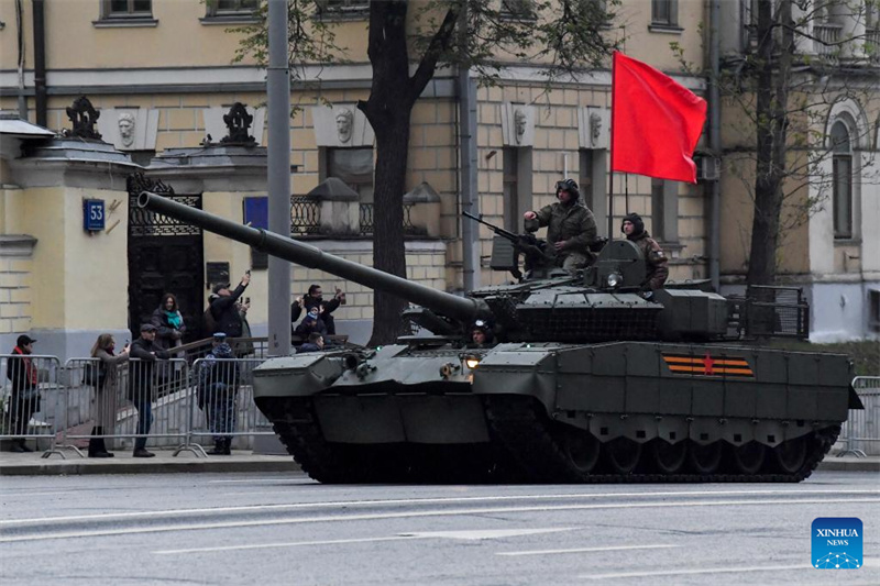 Galeria: ensaio para o desfile militar do Dia da Vitória realizado em Moscou