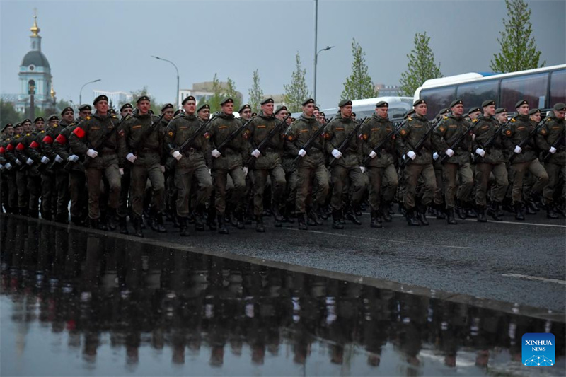Galeria: ensaio para o desfile militar do Dia da Vitória realizado em Moscou