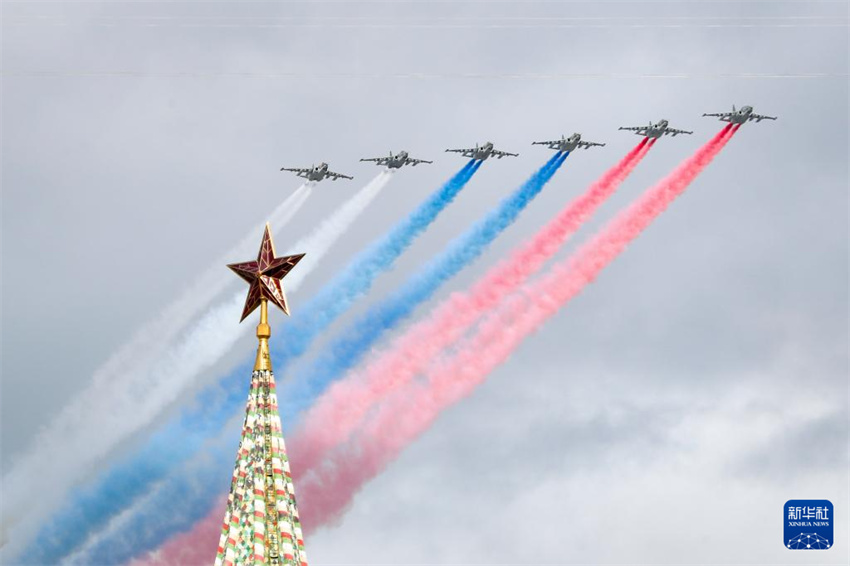 Ensaio do desfile militar em comemora??o ao 80o aniversário da vitória na Grande Guerra Patriótica é realizado em Moscou