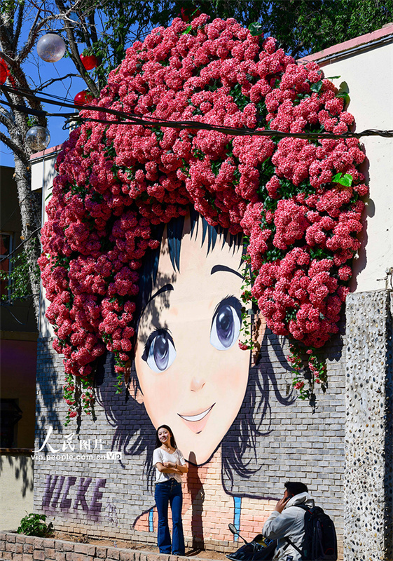 Galeria a céu aberto embeleza Hohhot, Mongólia Interior