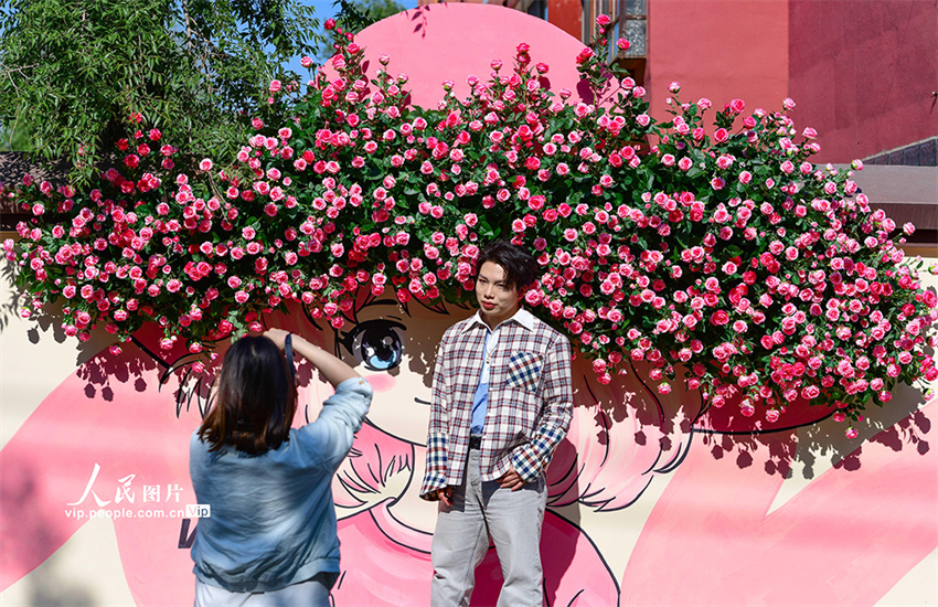 Galeria a céu aberto embeleza Hohhot, Mongólia Interior