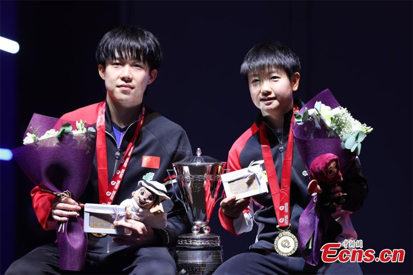 China conquista quatro medalhas de ouro no Campeonato Mundial de Tênis de Mesa
