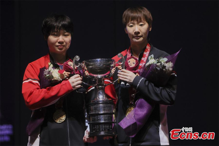 China conquista quatro medalhas de ouro no Campeonato Mundial de Tênis de Mesa