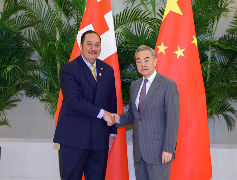 Ministro das Rela??es Exteriores da China se reúne com convidados dos países insulares do Pacífico