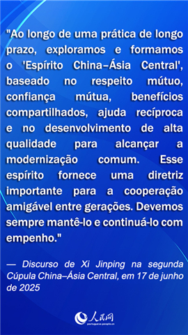 Promover o "Espírito China-ásia Central": palavras do presidente Xi Jinping