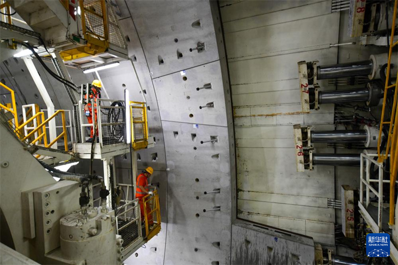 Túnel subaquático de maior diametro do mundo conclui trecho do Rio Amarelo