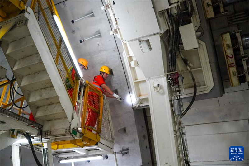 Túnel subaquático de maior diametro do mundo conclui trecho do Rio Amarelo