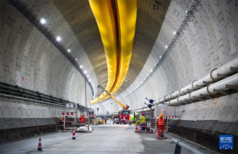 Túnel subaquático de maior diametro do mundo conclui trecho do Rio Amarelo