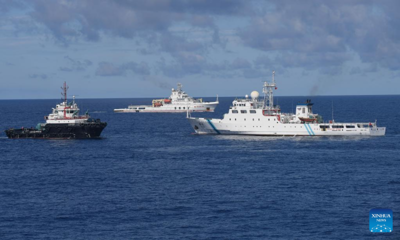 Exercício de resgate marítimo de emergência realizado em Hainan