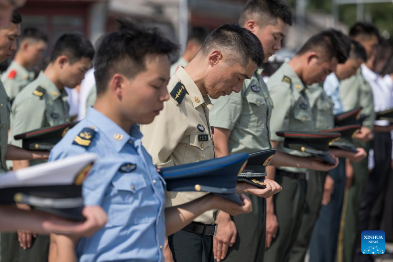 China marca 88o aniversário da resistência de toda a na??o contra agress?o japonesa