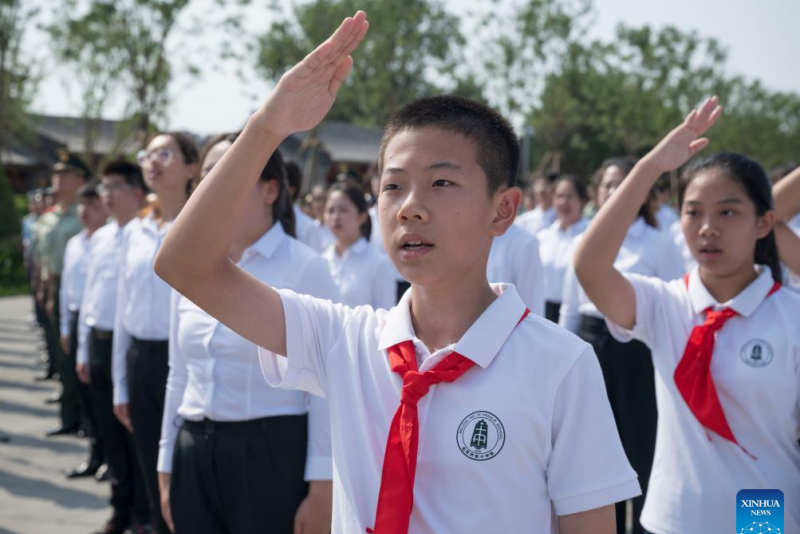 China marca 88o aniversário da resistência de toda a na??o contra agress?o japonesa
