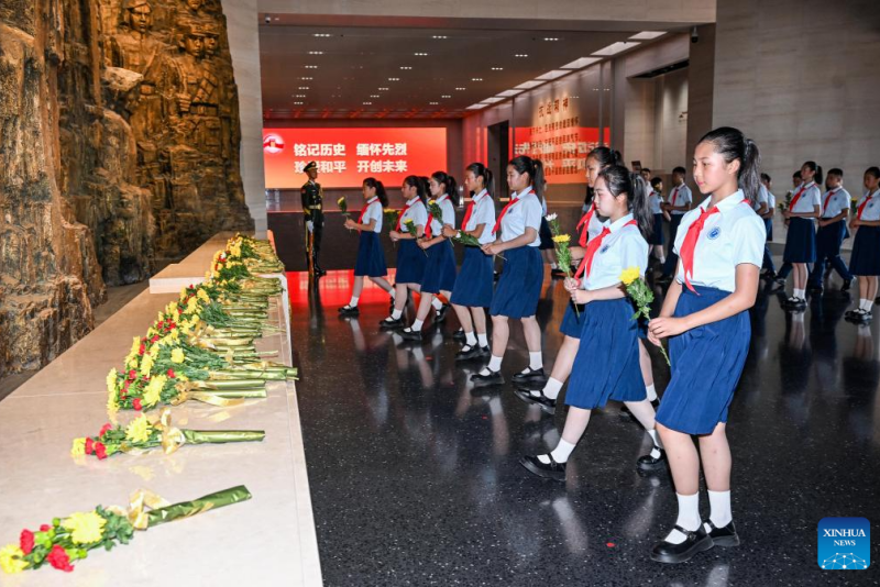 China marca 88o aniversário da resistência de toda a na??o contra agress?o japonesa