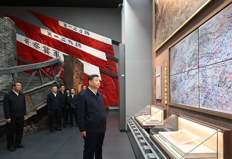 Xi Jinping enfatiza transforma??o da economia baseada em recursos e promo??o da moderniza??o chinesa durante visita de inspe??o em Shanxi