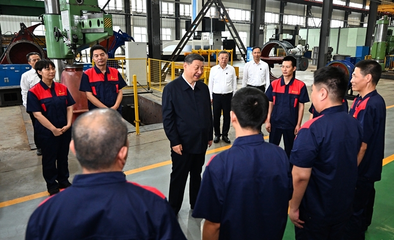 Xi Jinping enfatiza transforma??o da economia baseada em recursos e promo??o da moderniza??o chinesa durante visita de inspe??o em Shanxi