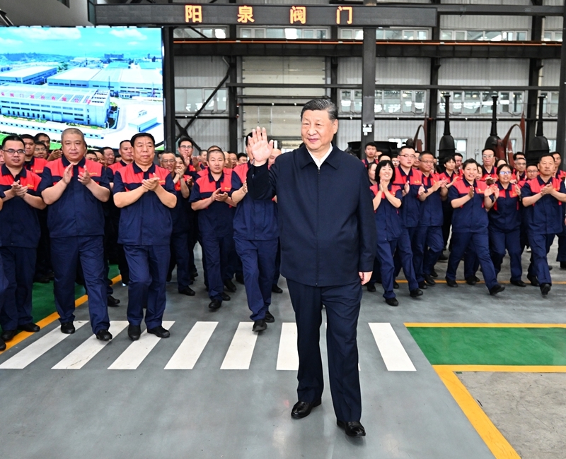 Xi Jinping enfatiza transforma??o da economia baseada em recursos e promo??o da moderniza??o chinesa durante visita de inspe??o em Shanxi