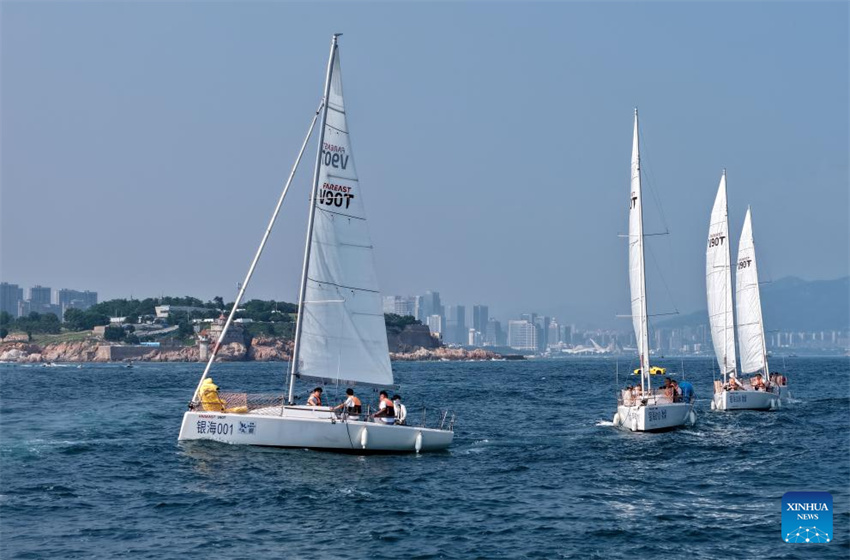 Evento de cruzeiro realizado em Qingdao celebrou 20o aniversário da cria??o do Dia Marítimo da China