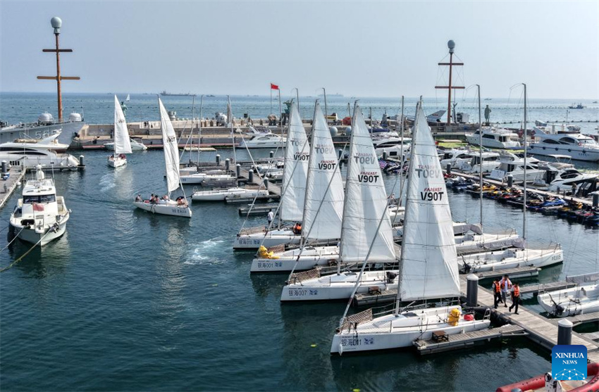 Evento de cruzeiro realizado em Qingdao celebrou 20o aniversário da cria??o do Dia Marítimo da China