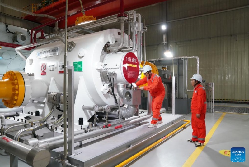 Trecho chinês do gasoduto da rota leste entre China e Rússia transporta mais de 100 bilh?es de metros cúbicos