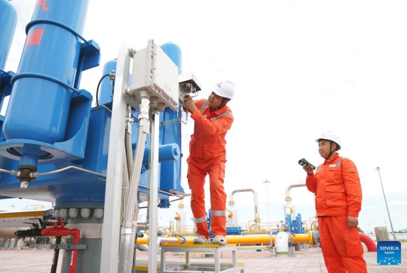 Trecho chinês do gasoduto da rota leste entre China e Rússia transporta mais de 100 bilh?es de metros cúbicos